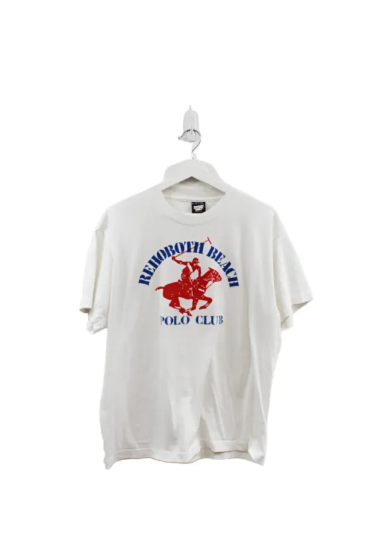 Z - Vintage Single Stitch Rehoboth Beach Polo Club Tee sold by HG Vintage