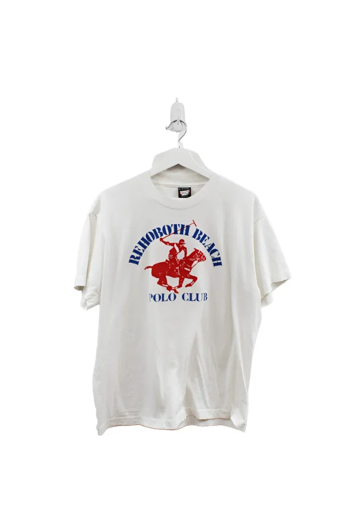 Z - Vintage Single Stitch Rehoboth Beach Polo Club Tee sold by HG Vintage