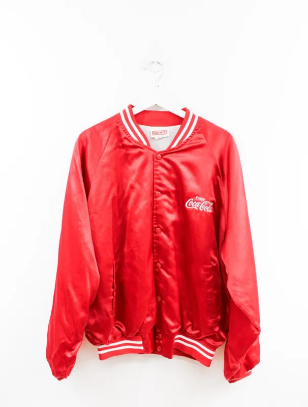 Vintage Coca-Cola Satin Bomber sold by HG Vintage