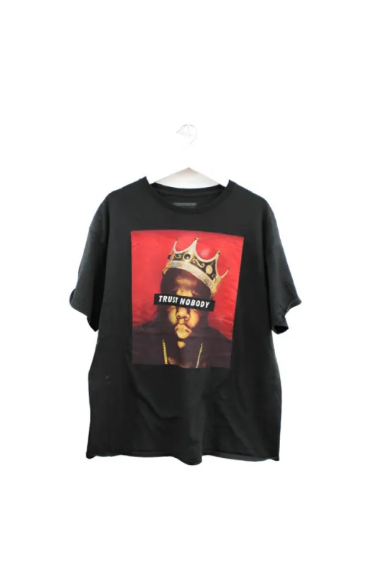 Z - Notorious B.I.G Trust Nobody Picture Tee sold by HG Vintage