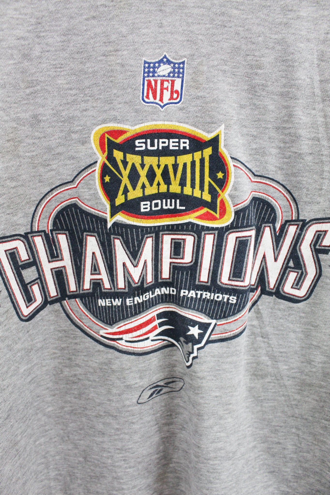 Vintage 04 NFL Superbowl 38 Patriots Champions Crewneck sold by HG Vintage product image thumbnail 2