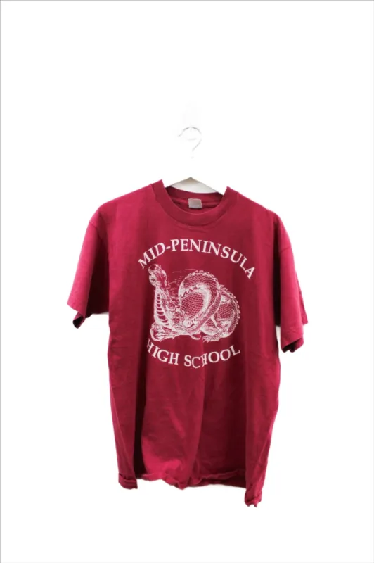 X - Vintage Single Stitch Mid-Peninsula High School Tee sold by HG Vintage