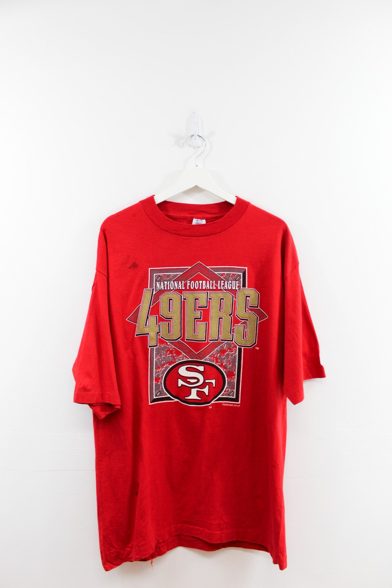 CC- Vintage 93' Logo 7 NFL San Francisco 49ers Single Stitch Tee sold by HG Vintage