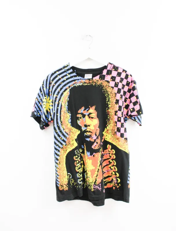 Jimi Hendrix Paint Bootleg Tee sold by HG Vintage