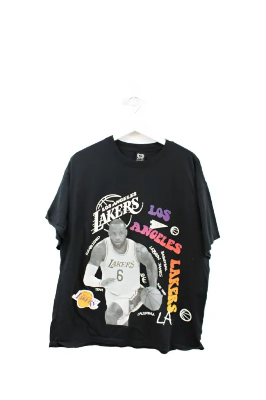 Z - NBA Ultra Game Los Angeles Laker Lebron James Picture Tee sold by HG Vintage