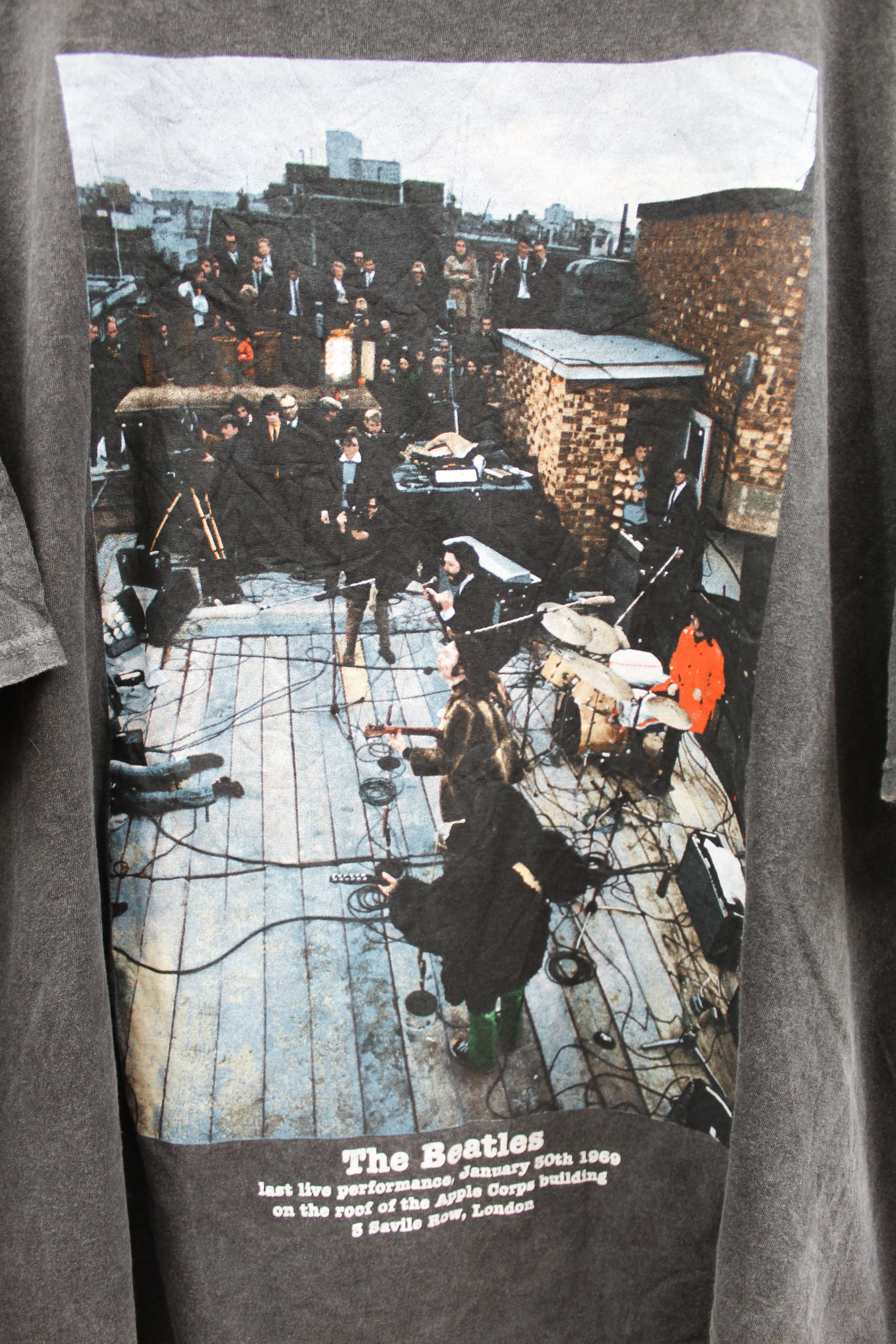 X - The Beatles Last Concert Picture Tee sold by HG Vintage product image thumbnail 2