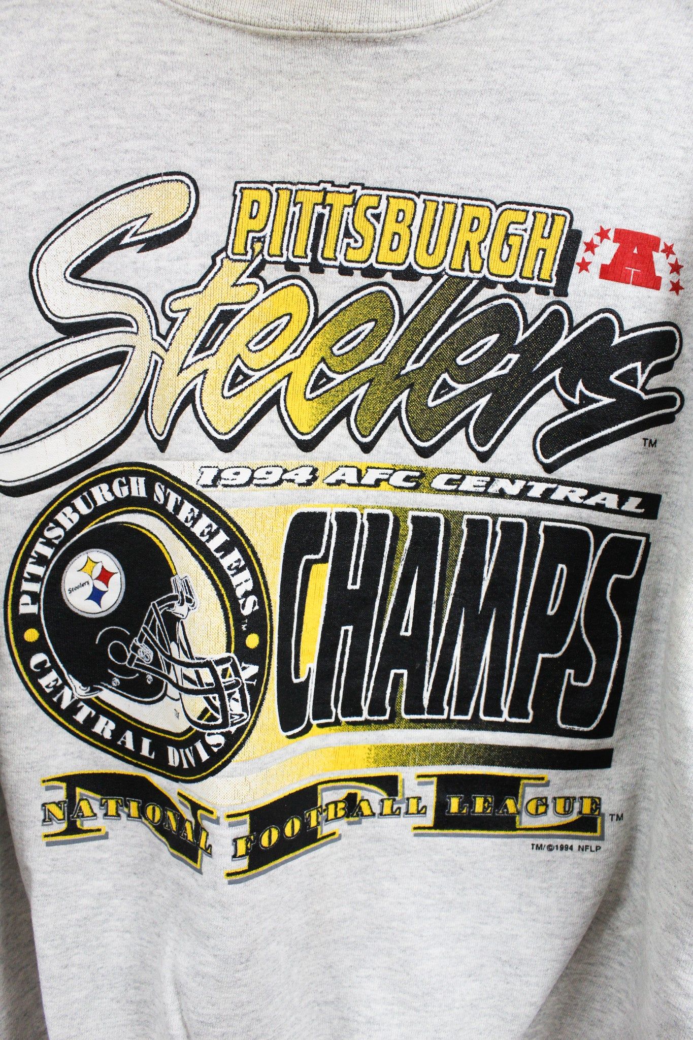 Vintage NFL Pittsburgh Steelers 94' AFC Champ Graphic Crewneck sold by HG Vintage product image thumbnail 2