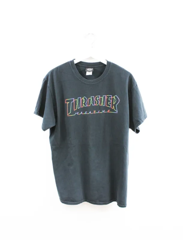 Thrasher Mag Rainbow Logo Tee sold by HG Vintage