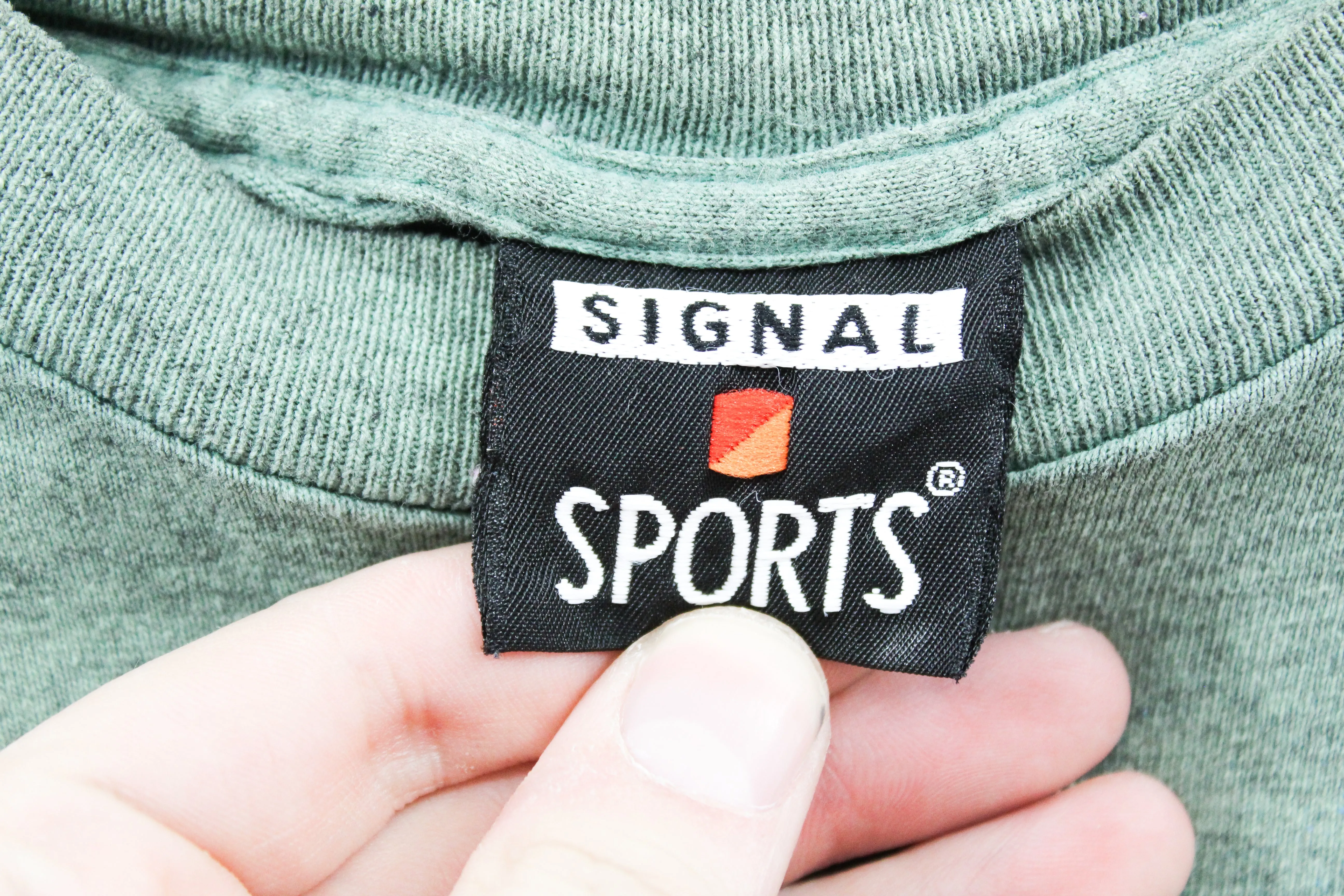 X - Vintage Single Stitch Alaska Wolf & Man Graphic Tee sold by HG Vintage product image thumbnail 3