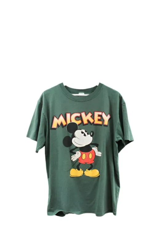 Z- Vintage Disney Mickey Mouse Graphic & Script Single Stitch Tee sold by HG Vintage