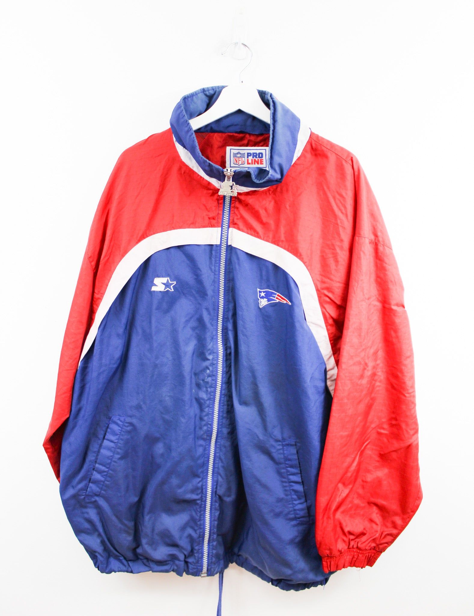 Vintage Starter X NFL Patriots Windbreaker sold by HG Vintage