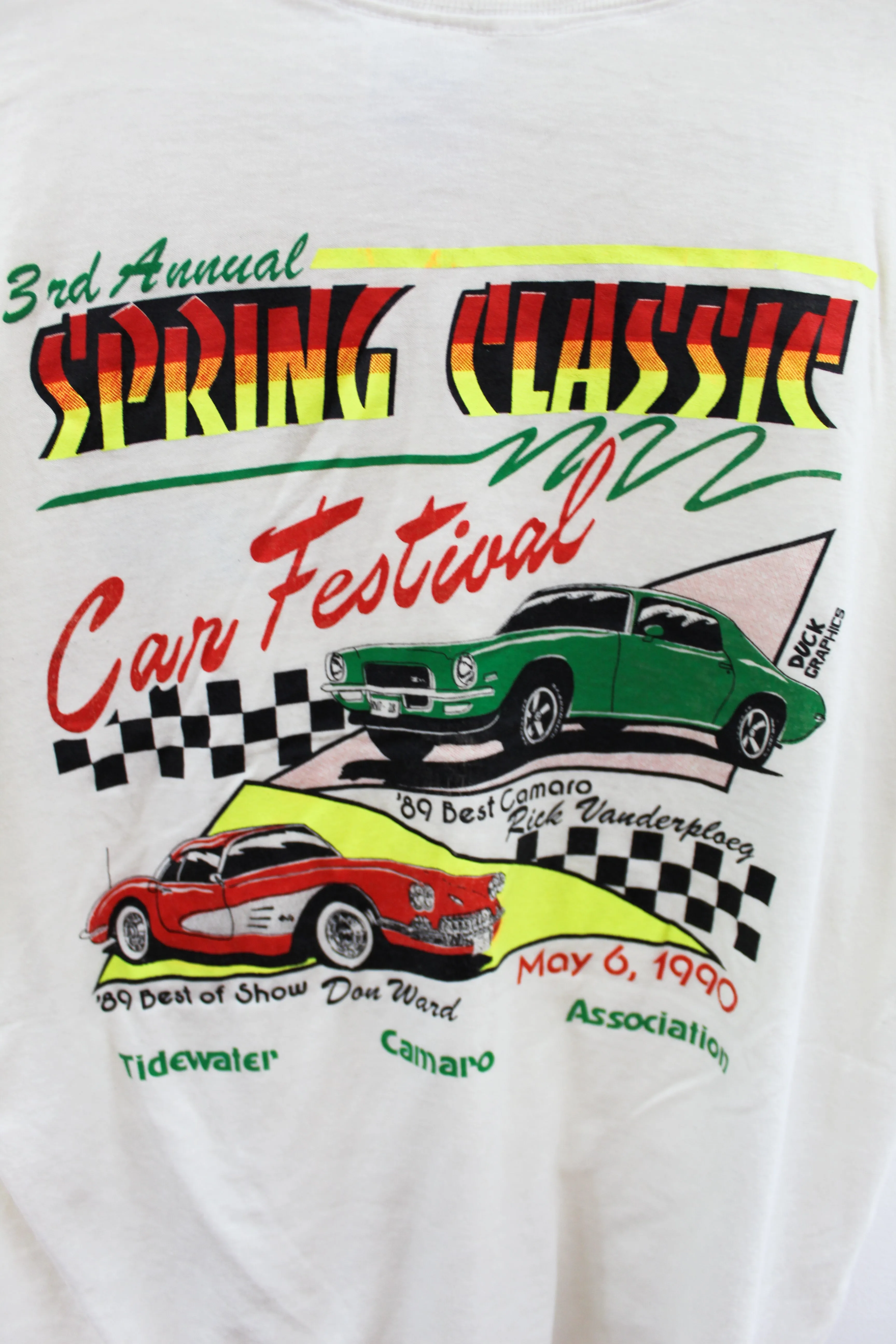 Z - Vintage Single Stitch 1990 Bill Lewis Car Festival Tee sold by HG Vintage product image thumbnail 4