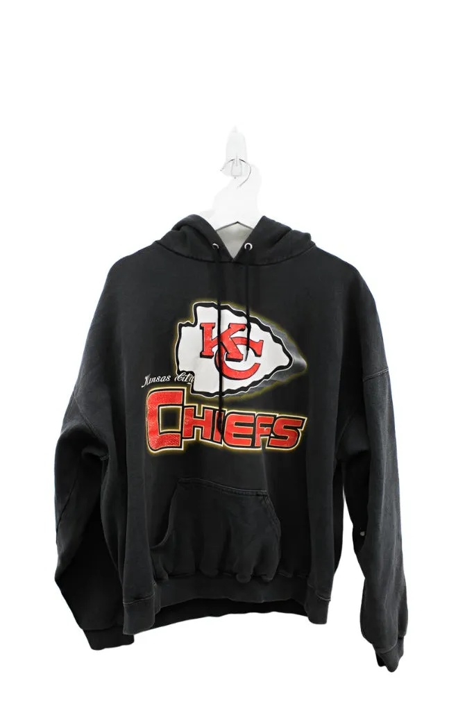 Z - Vintage Logo Athletic NFL Kansas City Chiefs Logo & Script Hoodie sold by HG Vintage