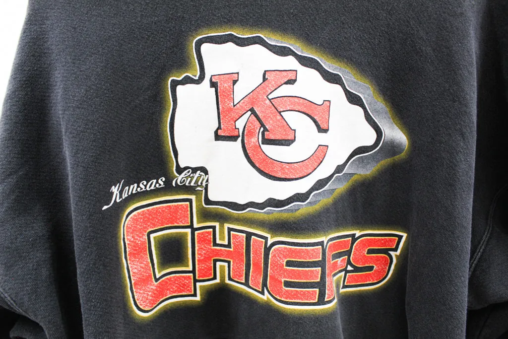 Z - Vintage Logo Athletic NFL Kansas City Chiefs Logo & Script Hoodie sold by HG Vintage product image thumbnail 2