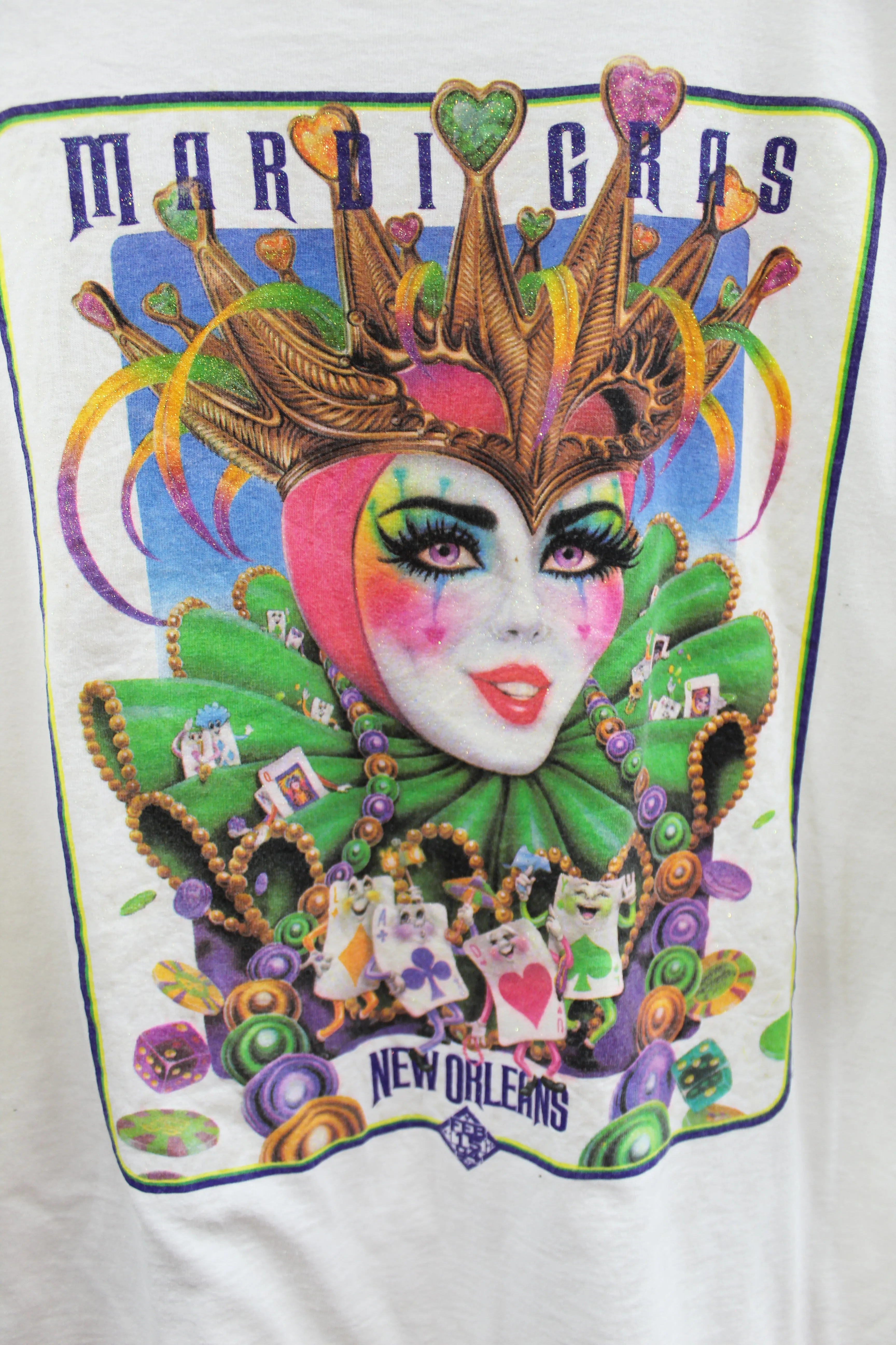 Z - Vintage Single Stitch 1993 New Orleans Mardi Gras Graphic Tee sold by HG Vintage product image thumbnail 2