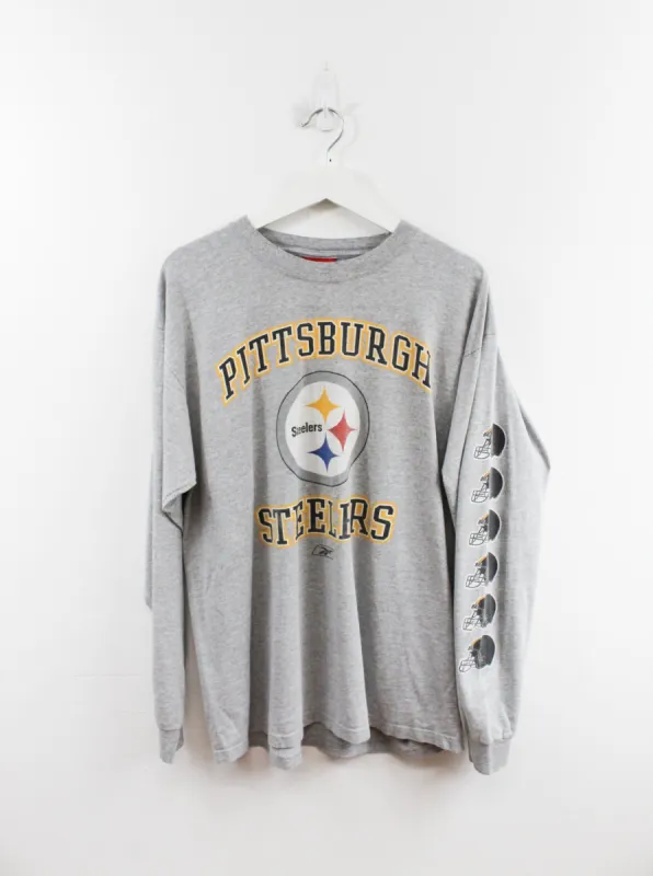 Reebok X NFL Pittsburgh Steelers Long Sleeve Tee sold by HG Vintage