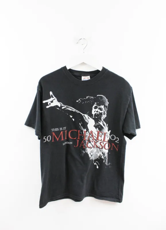 【値下げ】Michael Jackson Tシャツ L BLACK 値下げ】Michael Jackson Tシャツ L BLACK GU公式