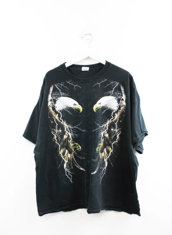Vintage Eagle & Lightning Graphic Tee sold by HG Vintage