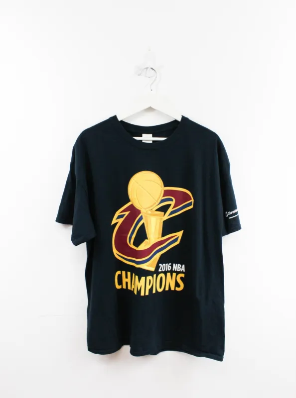 NBA Cleveland Cavaliers 2016 Champs Graphic Tee sold by HG Vintage