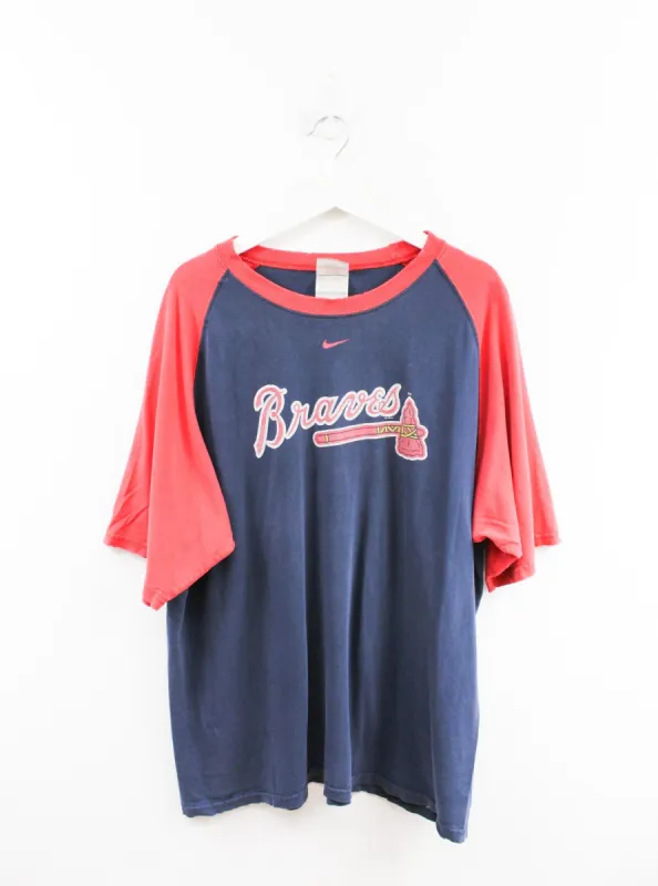 Vintage Nike X MLB Atlanta Brave Baseball Tee sold by HG Vintage