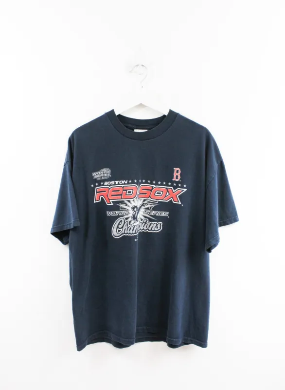 MLB Boston Red Sox 04' World Series Champ Tee sold by HG Vintage