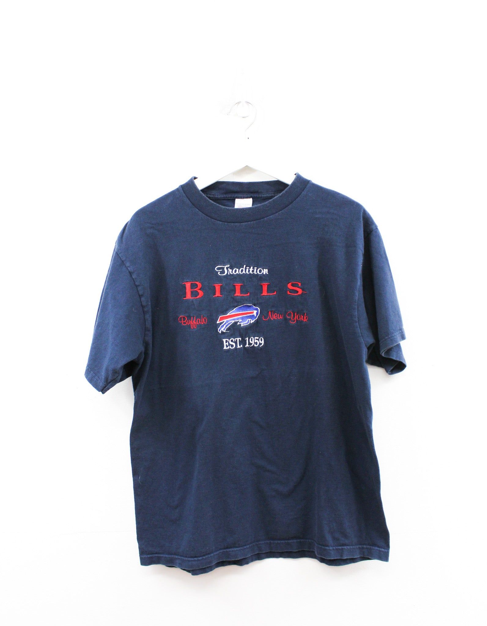 Vintage Logo 7 NFL Buffalo Bills Embroidered Logo Tee sold by HG Vintage