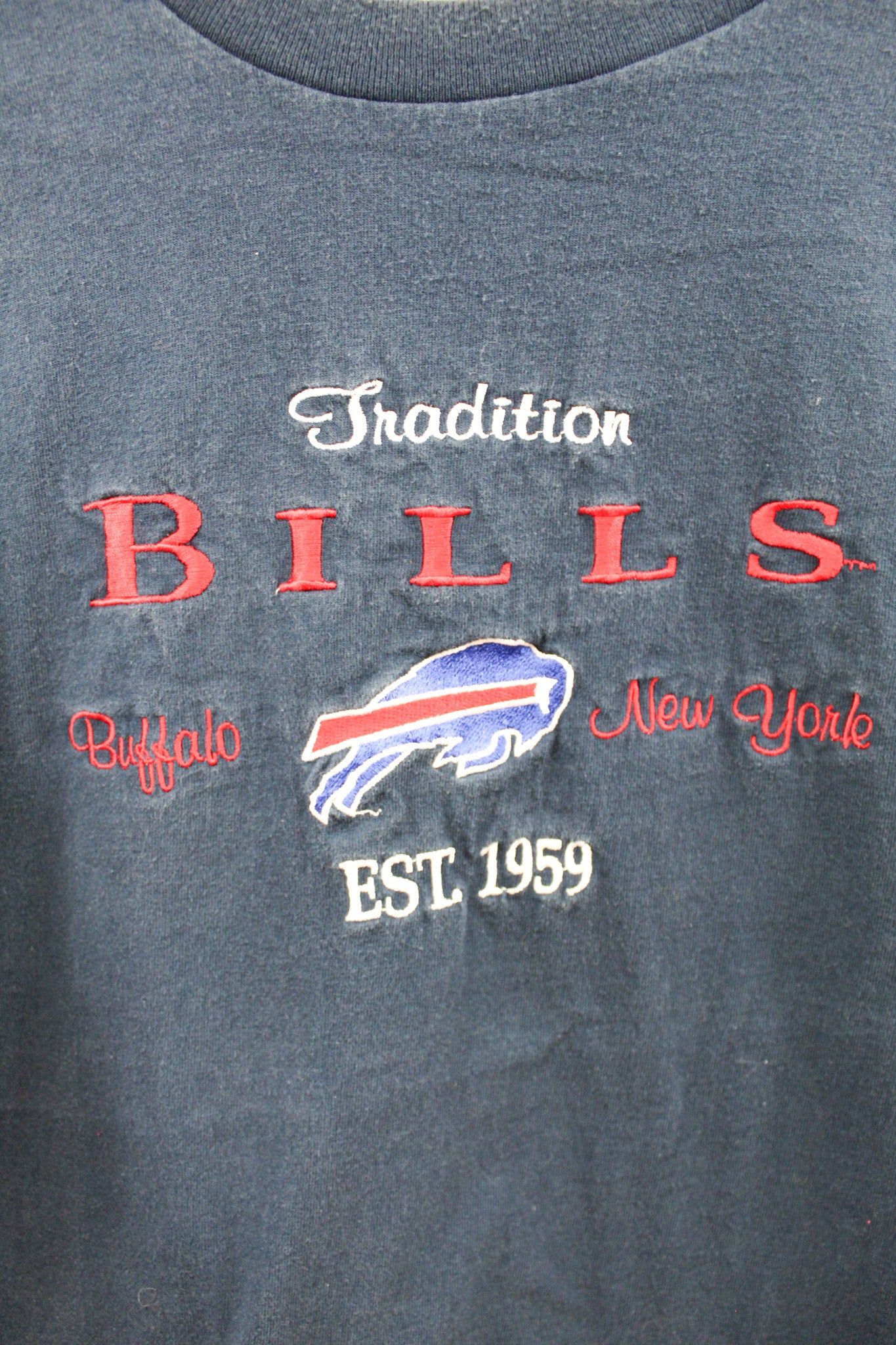 Vintage Logo 7 NFL Buffalo Bills Embroidered Logo Tee sold by HG Vintage product image thumbnail 2