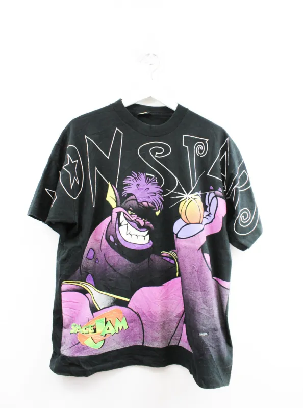 Vintage 1996 Looney Tunes Space Jams Monstar Graphic Tee sold by HG Vintage