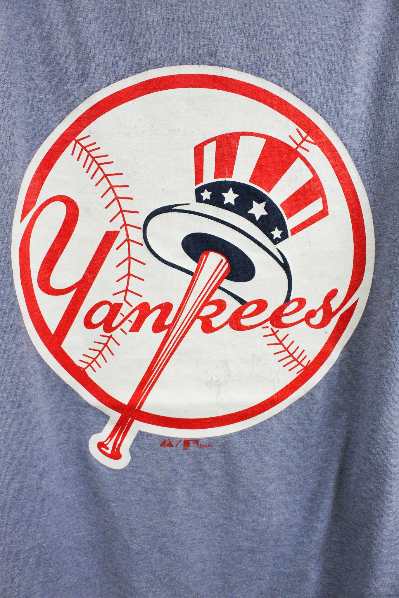 MLB New York Rangers Bat & Hat Logo Tee sold by HG Vintage product image thumbnail 2