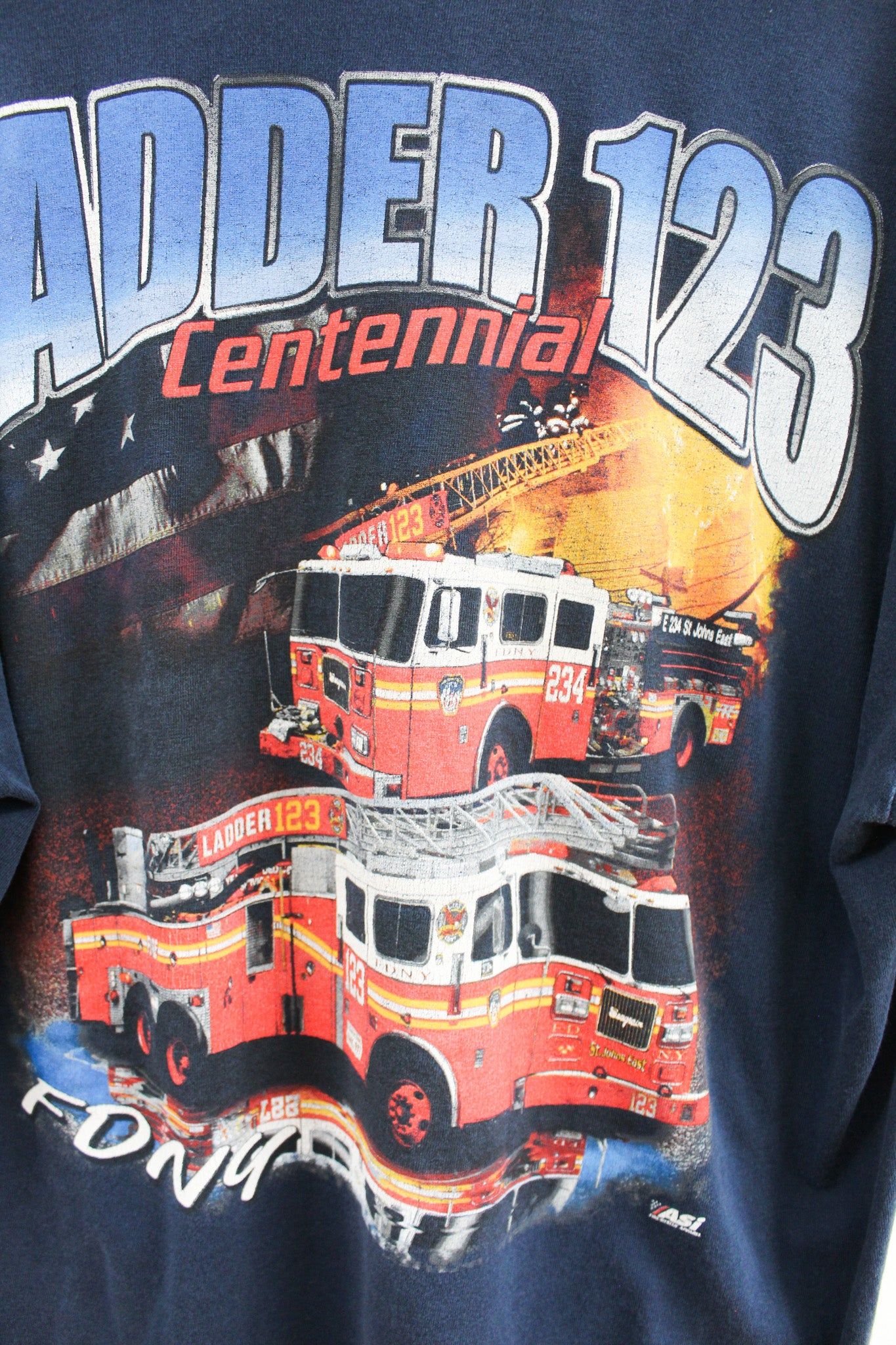 Crown Heights Fire Fighters Tee sold by HG Vintage product image thumbnail 4