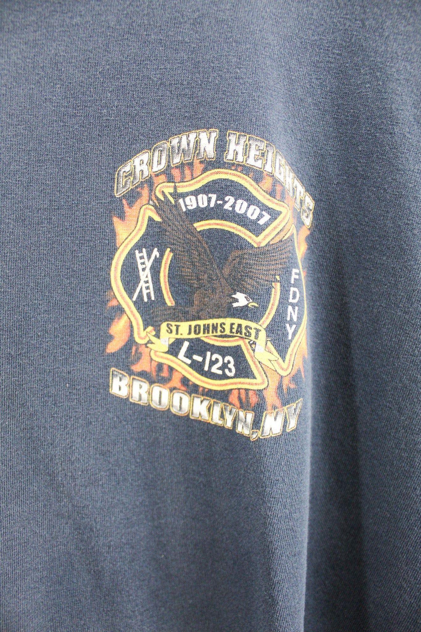 Crown Heights Fire Fighters Tee sold by HG Vintage product image thumbnail 2