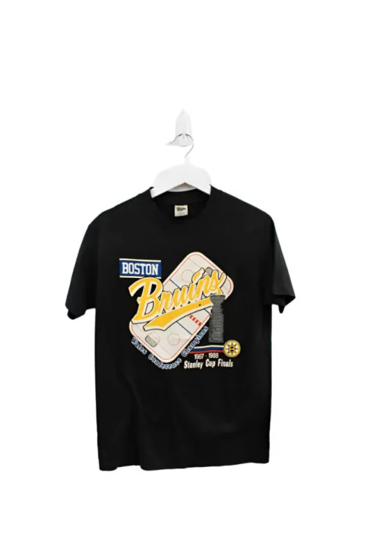 Z - Vintage Single Stitch 1897-88 NHL Boston Bruins Stanley Cup Champions Tee sold by HG Vintage