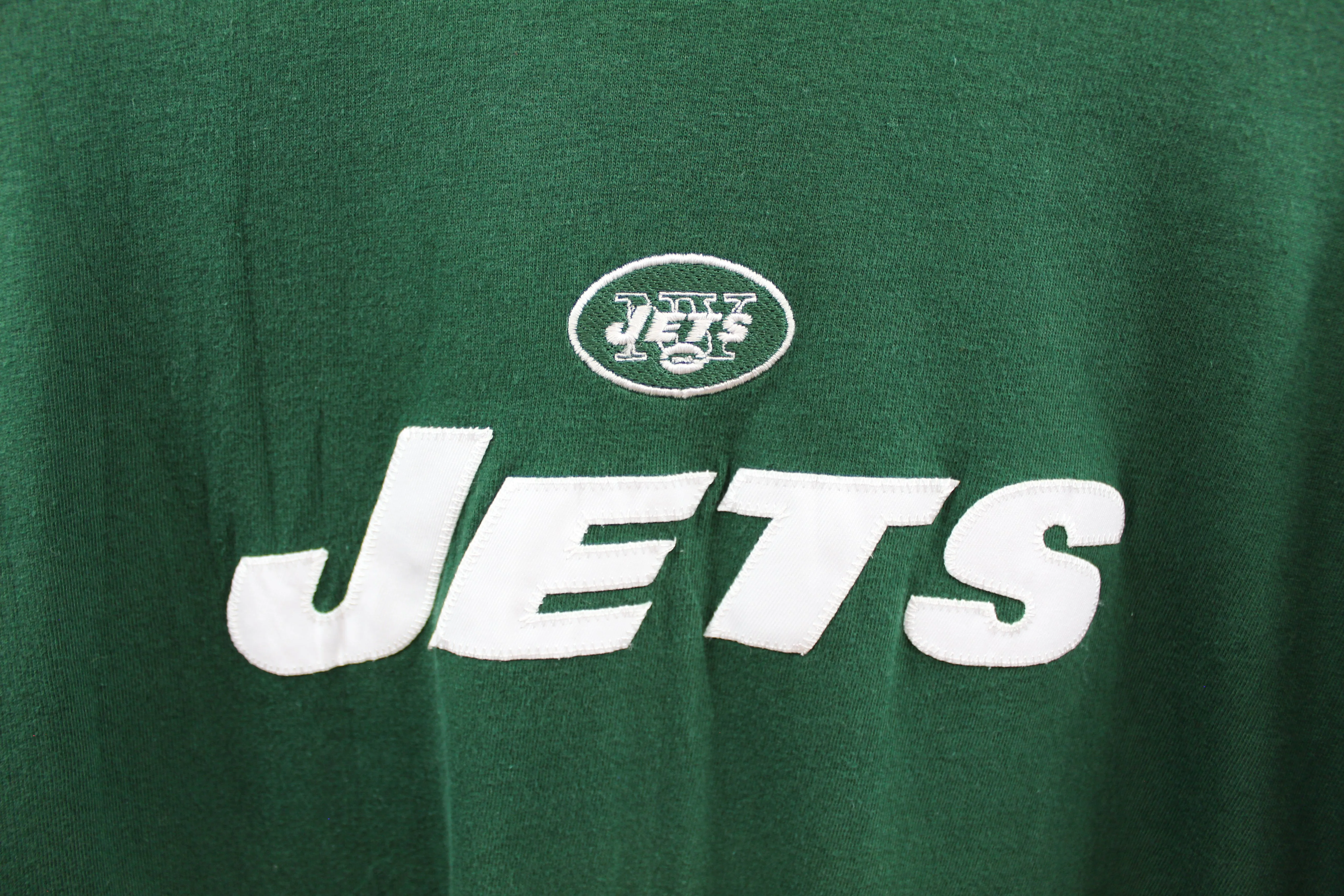 Z - Vintage NFL New York Jets Embroidered Script Long Sleeve Tee sold by HG Vintage product image thumbnail 2