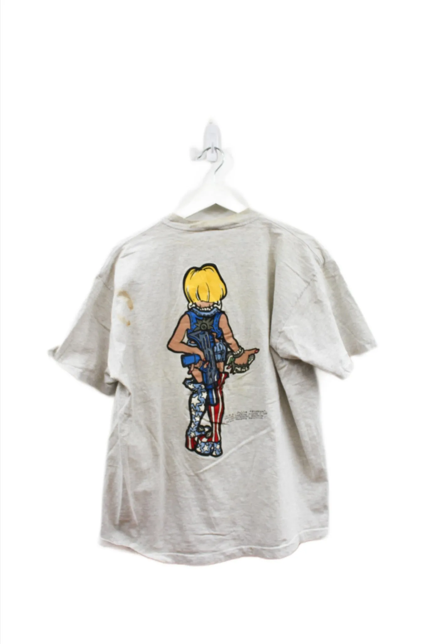 X - Vintage Single Stitch Gildan Tag Julie Strange Disco Gangsta Revolution Graphic Tee sold by HG Vintage product image thumbnail 4