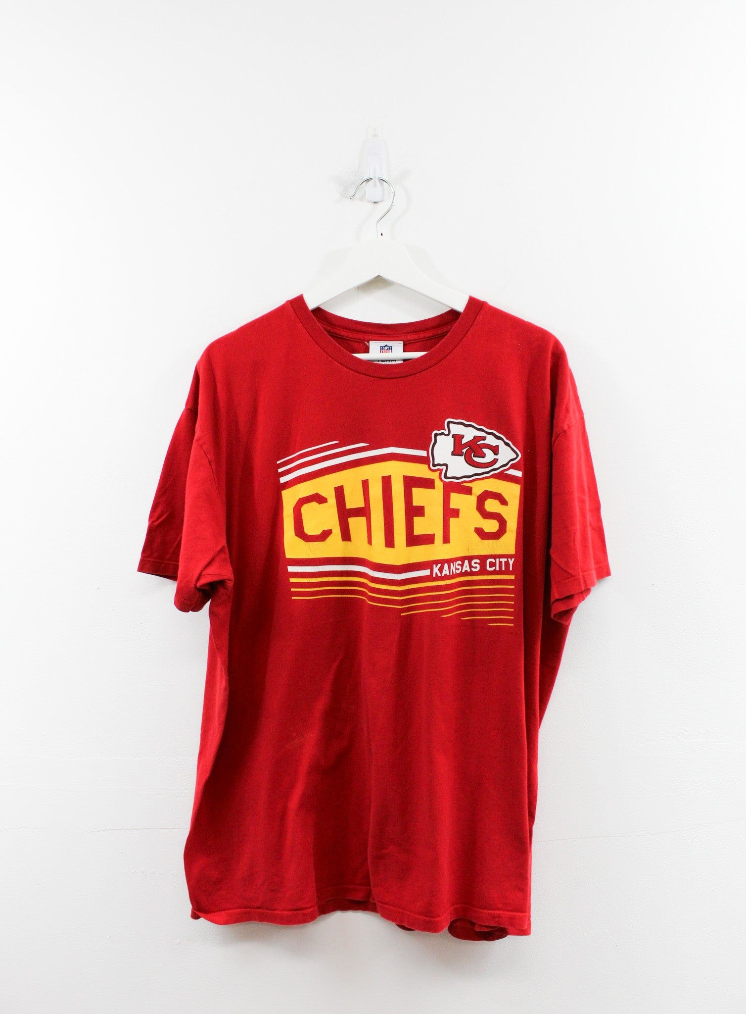 Kansas City Chiefs Script & Logo Tee sold by HG Vintage