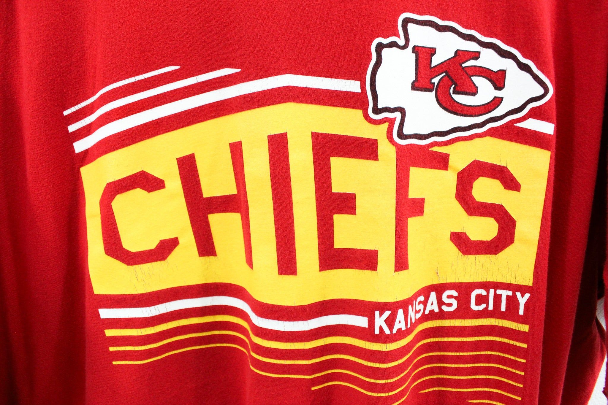 Kansas City Chiefs Script & Logo Tee sold by HG Vintage product image thumbnail 2