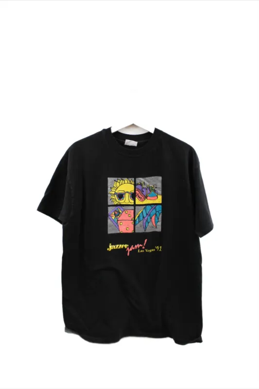 Z - Vintage Single Stitch 1991 Jazzer Jam! Las Vegas Hanes Beefy Tee sold by HG Vintage