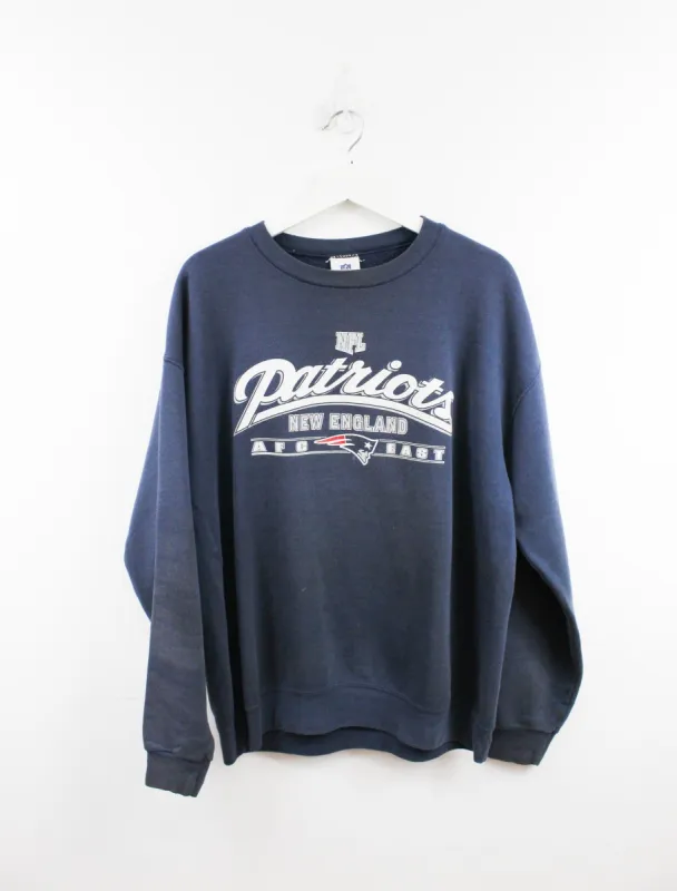 NFL New England Patriots AFC Logo Crewneck sold by HG Vintage
