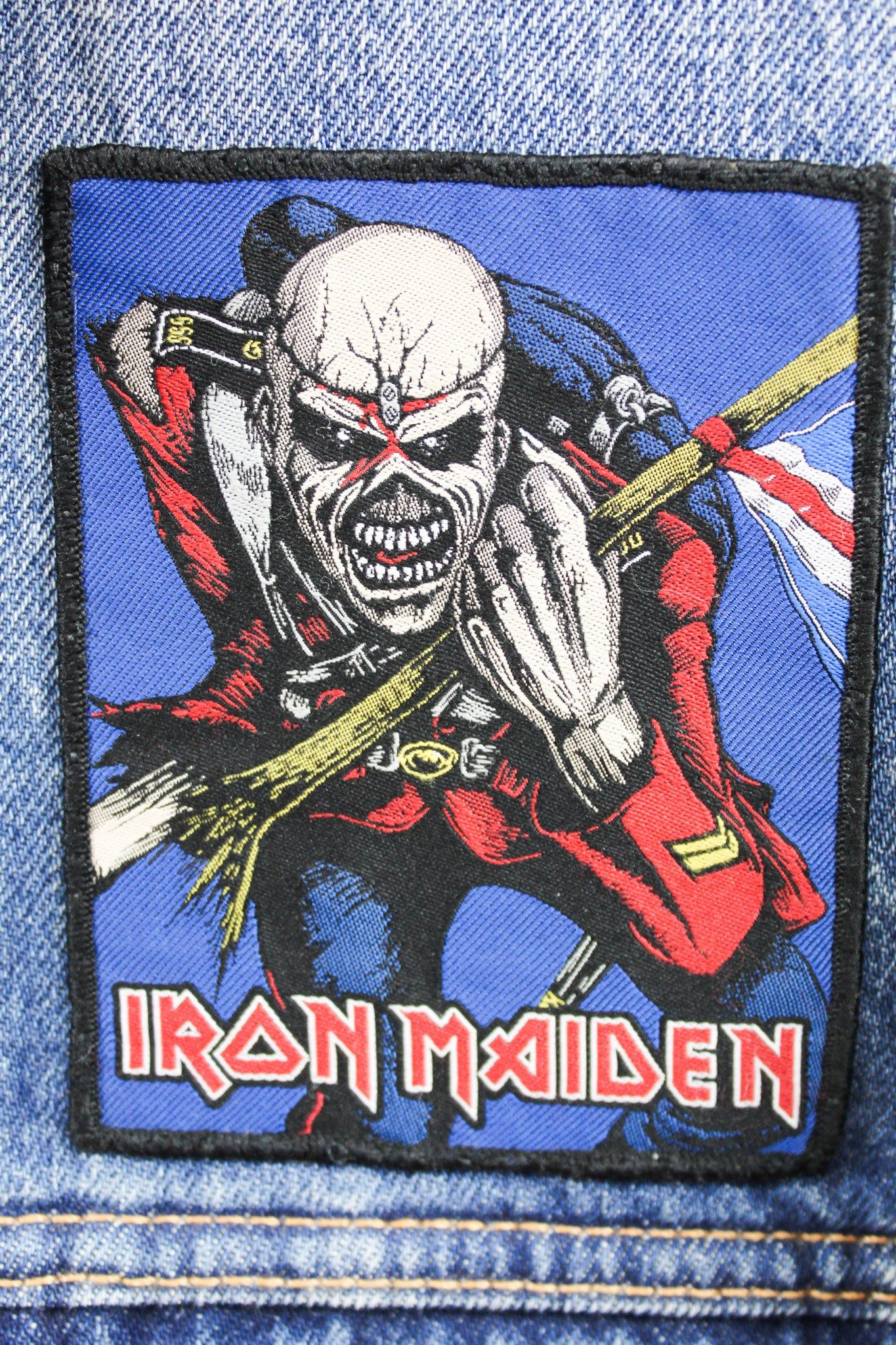 Haus Of Mojo Custom Reworked Levi's Denim Jacket Iron Maiden sold by HG Vintage product image thumbnail 12