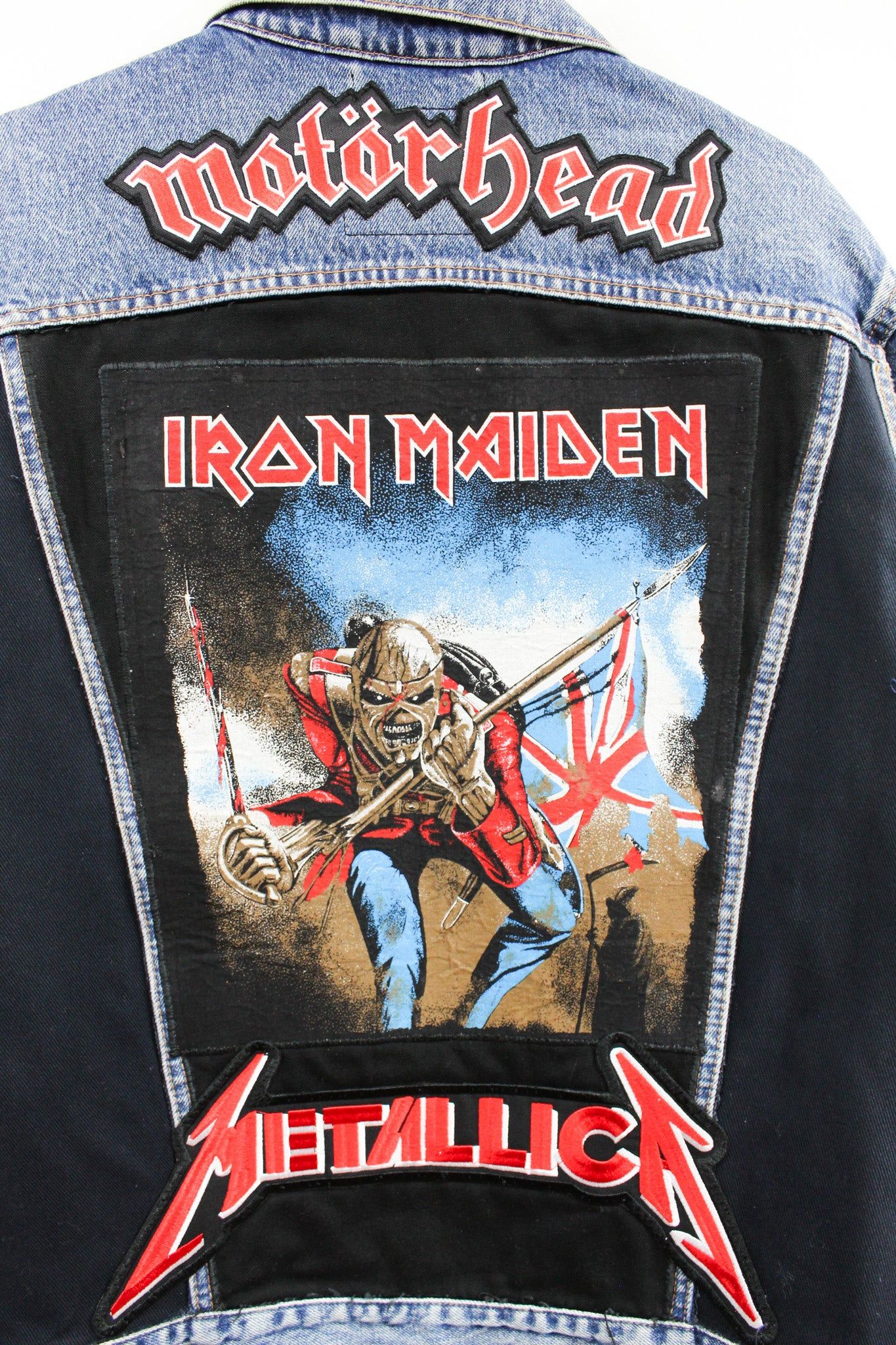 Haus Of Mojo Custom Reworked Levi's Denim Jacket Iron Maiden sold by HG Vintage product image thumbnail 9