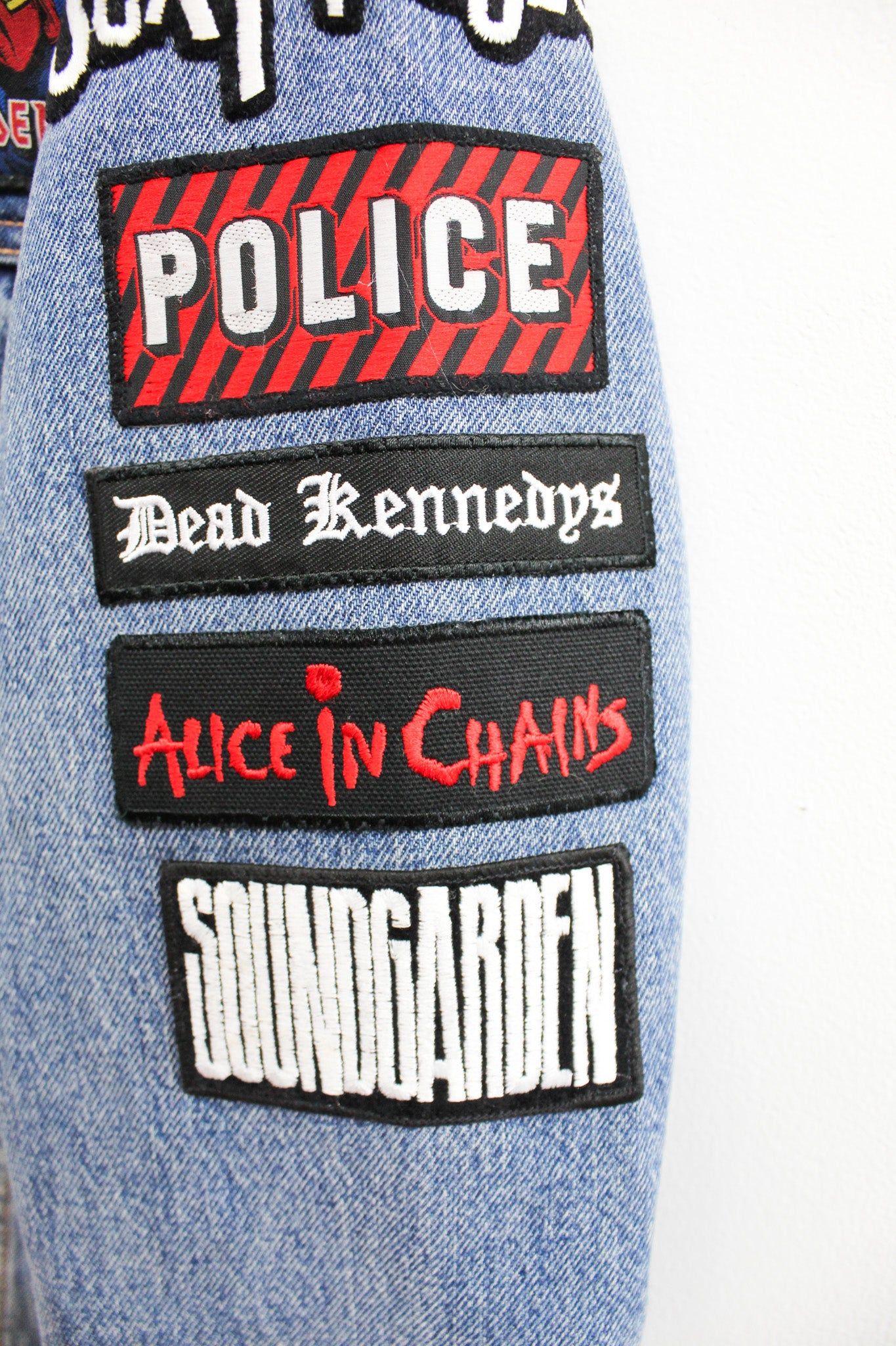 Haus Of Mojo Custom Reworked Levi's Denim Jacket Iron Maiden sold by HG Vintage product image thumbnail 4