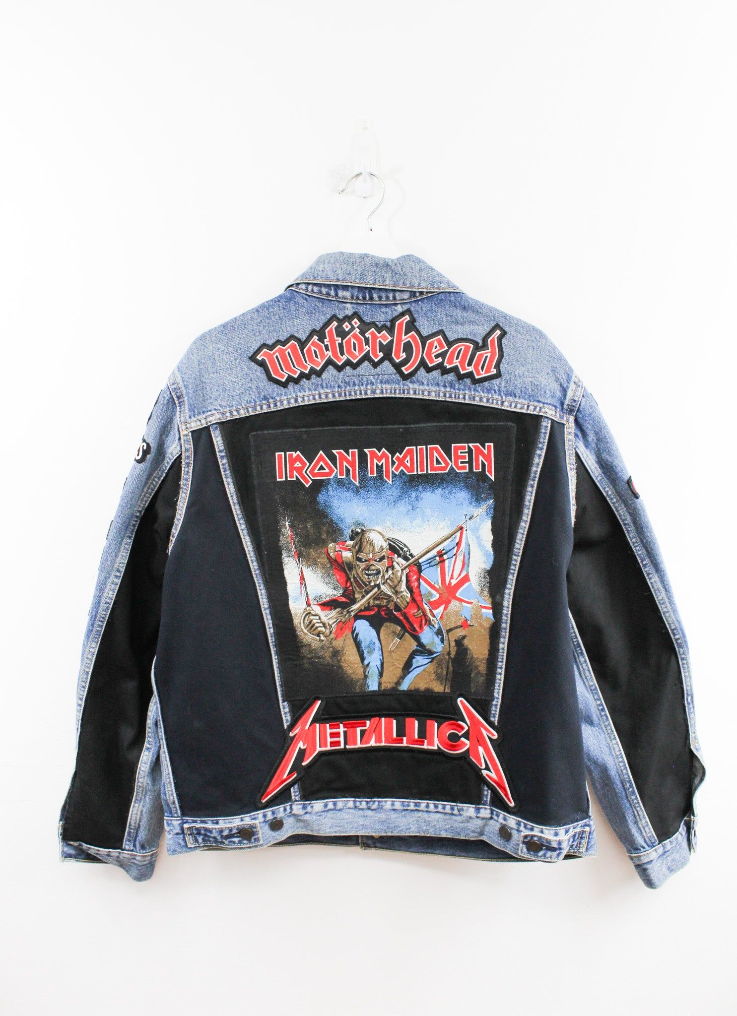 Haus Of Mojo Custom Reworked Levi's Denim Jacket Iron Maiden sold by HG Vintage product image thumbnail 2