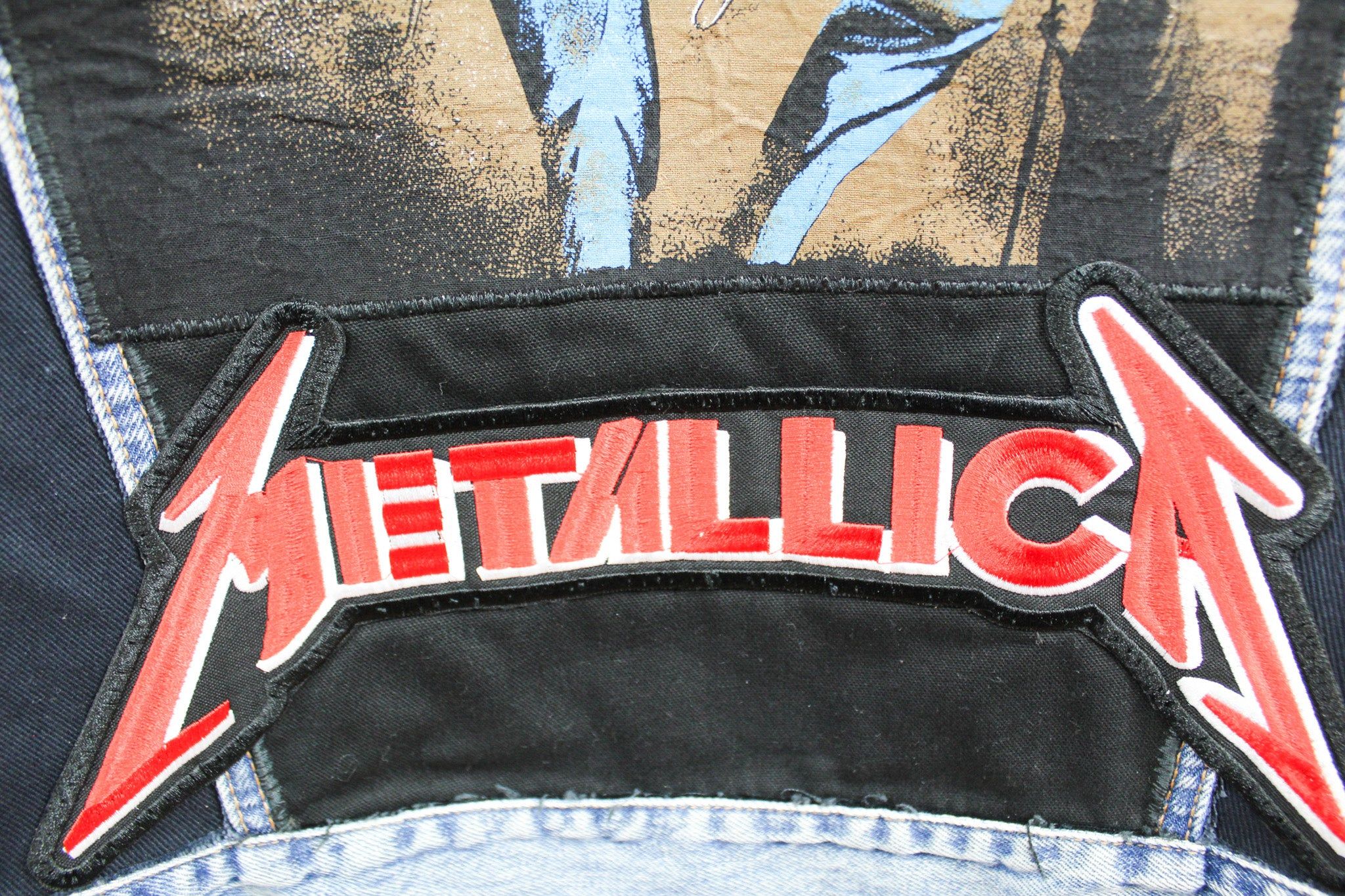 Haus Of Mojo Custom Reworked Levi's Denim Jacket Iron Maiden sold by HG Vintage product image thumbnail 10