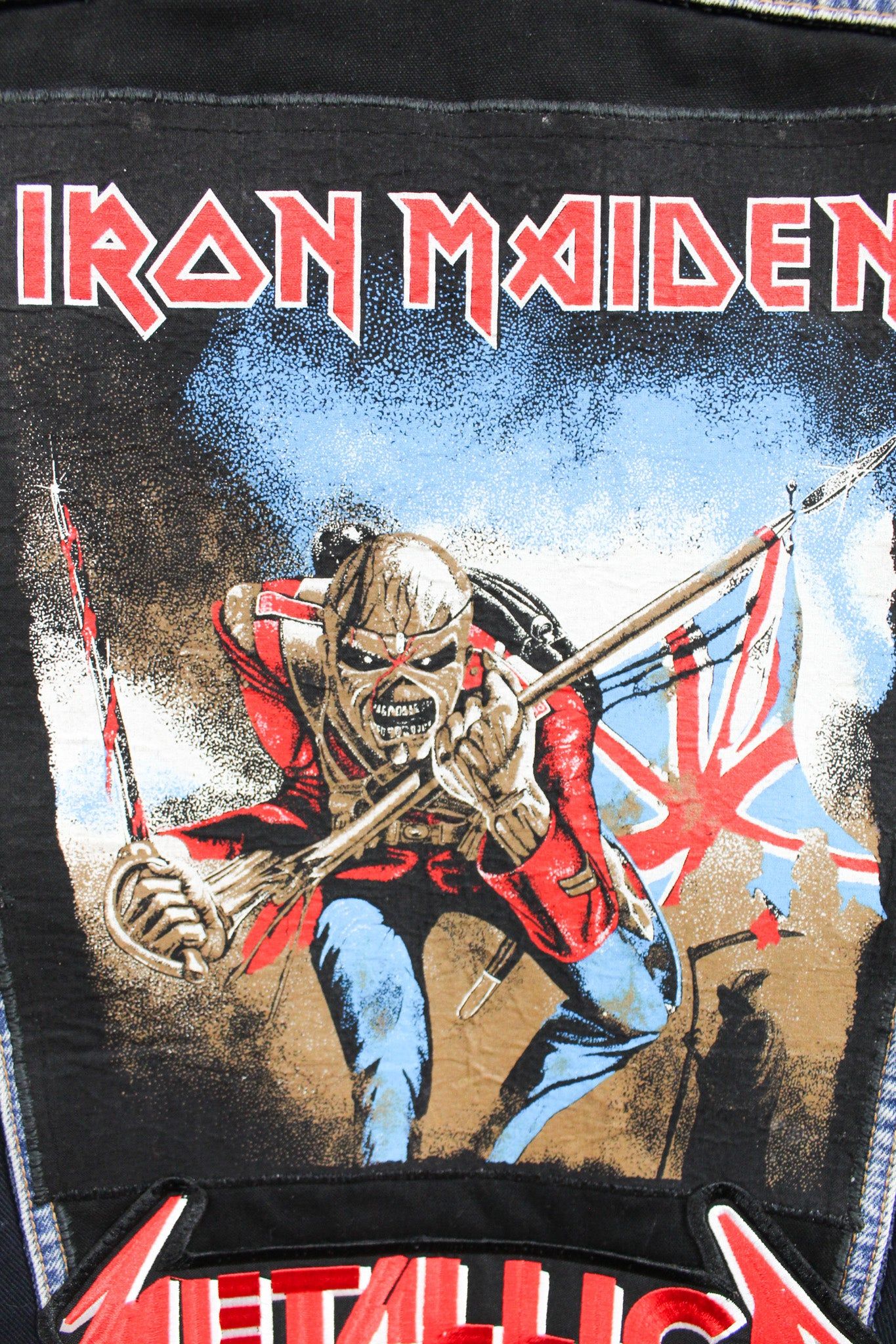 Haus Of Mojo Custom Reworked Levi's Denim Jacket Iron Maiden sold by HG Vintage product image thumbnail 8