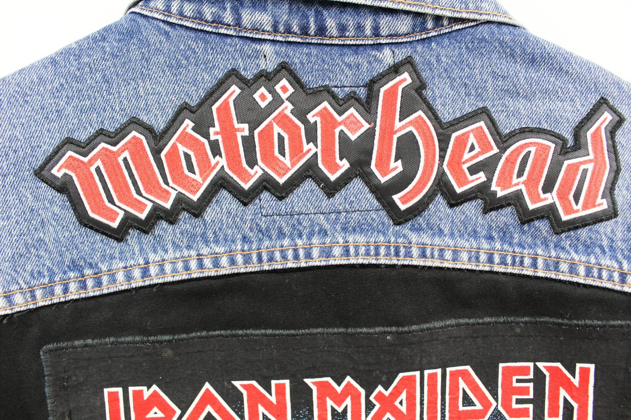 Haus Of Mojo Custom Reworked Levi's Denim Jacket Iron Maiden sold by HG Vintage product image thumbnail 15