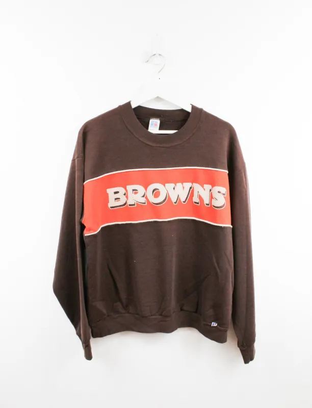 Vintage NFL Cleveland Browns Script Crewneck sold by HG Vintage