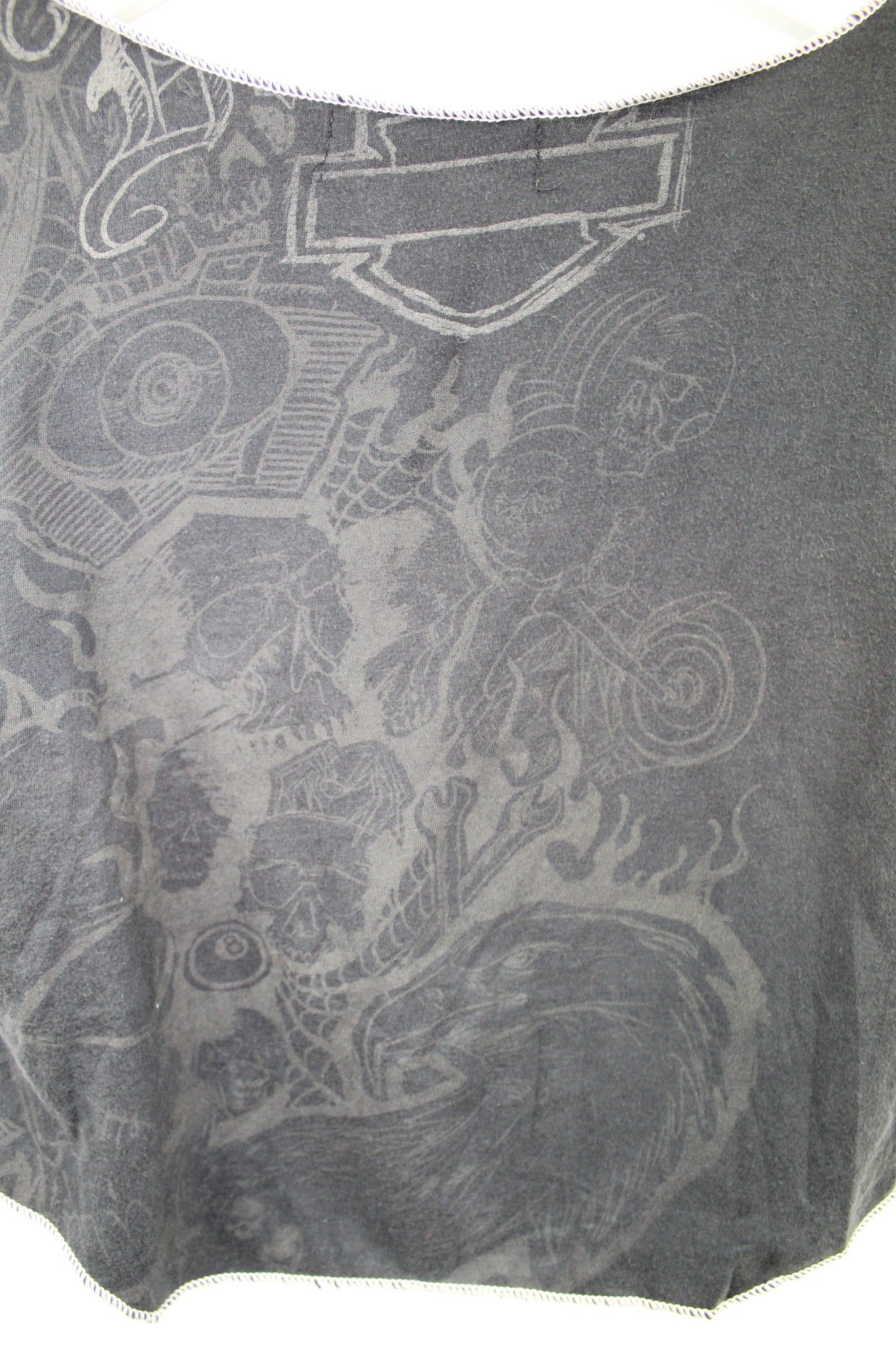 Haus Of Mojo Reworked Vintage Harley Davidson Lake George Double Stitch Crop Top sold by HG Vintage product image thumbnail 4