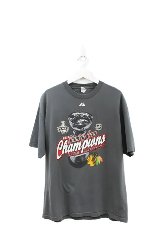 Z - 2010 NHL Chicago Blackhawks Stanley Cup Champs Official Room Edition Tee sold by HG Vintage