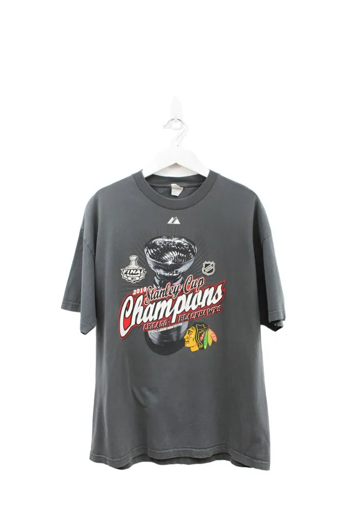 Z - 2010 NHL Chicago Blackhawks Stanley Cup Champs Official Room Edition Tee sold by HG Vintage