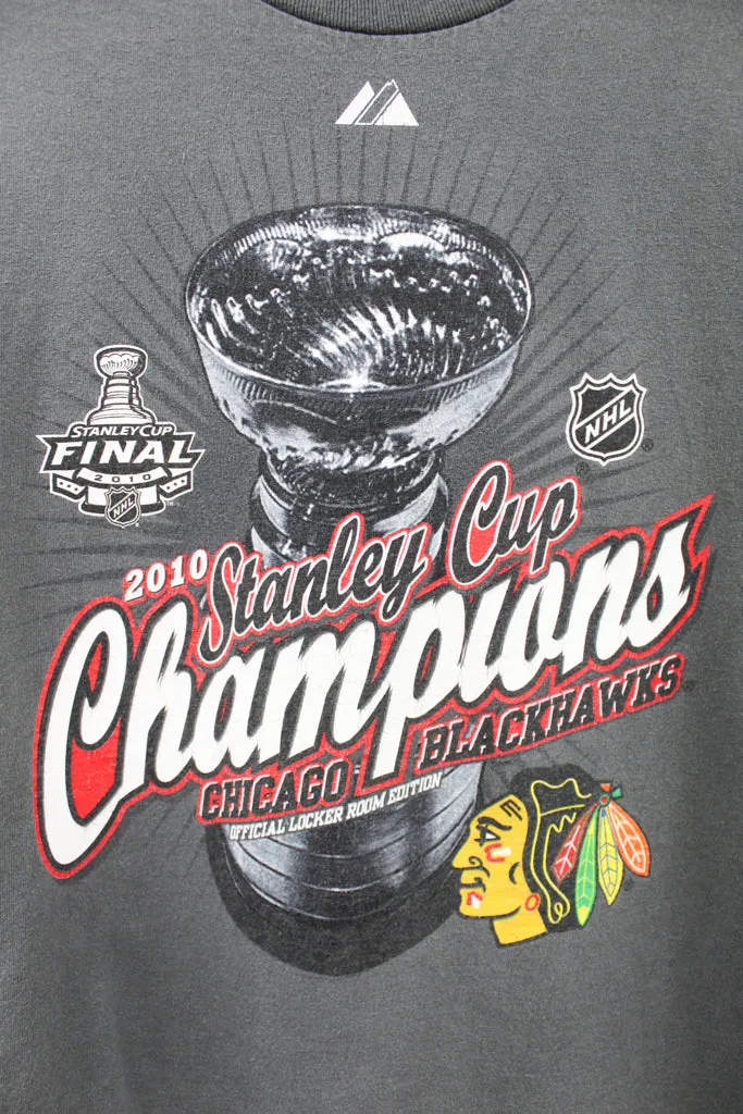 Z - 2010 NHL Chicago Blackhawks Stanley Cup Champs Official Room Edition Tee sold by HG Vintage product image thumbnail 2
